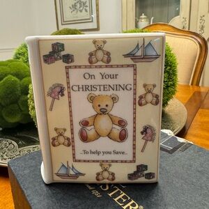 Royal Worcester Days of the Week Christening Money Box